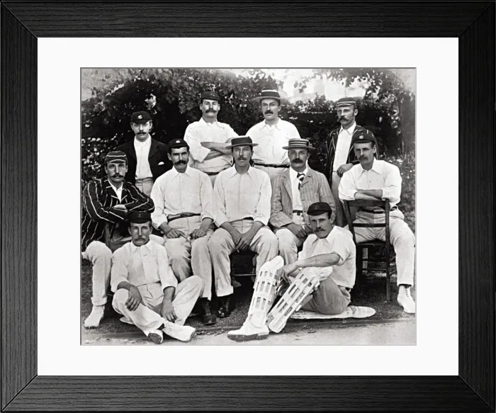 Framed Print : Cricket / Team / Players Framed Print : Cricket / Team / Players