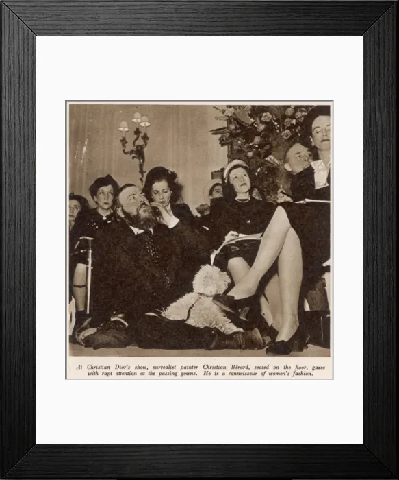 Framed Print : Christian Diors Spring Fashion Show, 1948 Framed Print : Christian Diors Spring Fashion Show, 1948
