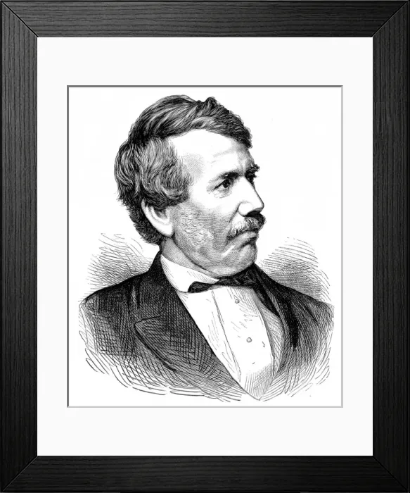 Framed Print : Dr. David Livingstone (1813-1873) Framed Print : Dr. David Livingstone (1813-1873)
