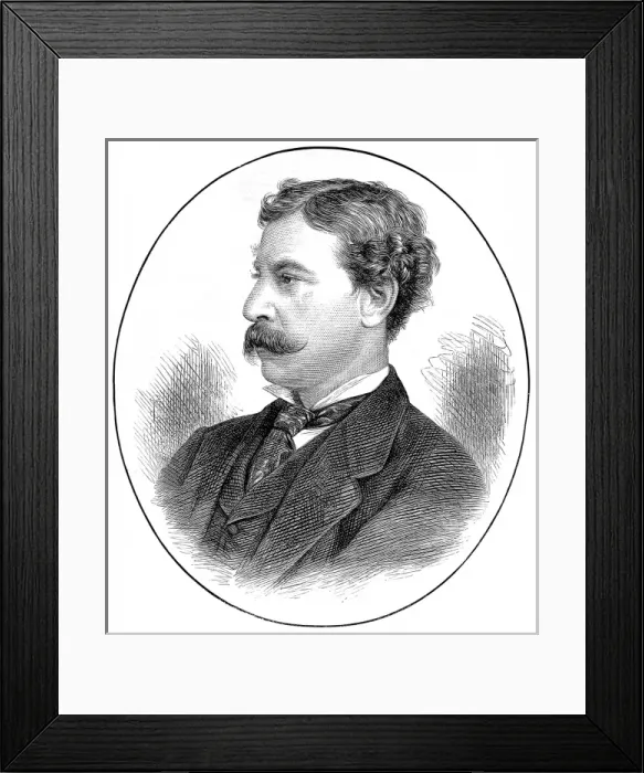 Framed Print : James Gordon Bennett (1841-1918) Framed Print : James Gordon Bennett (1841-1918)