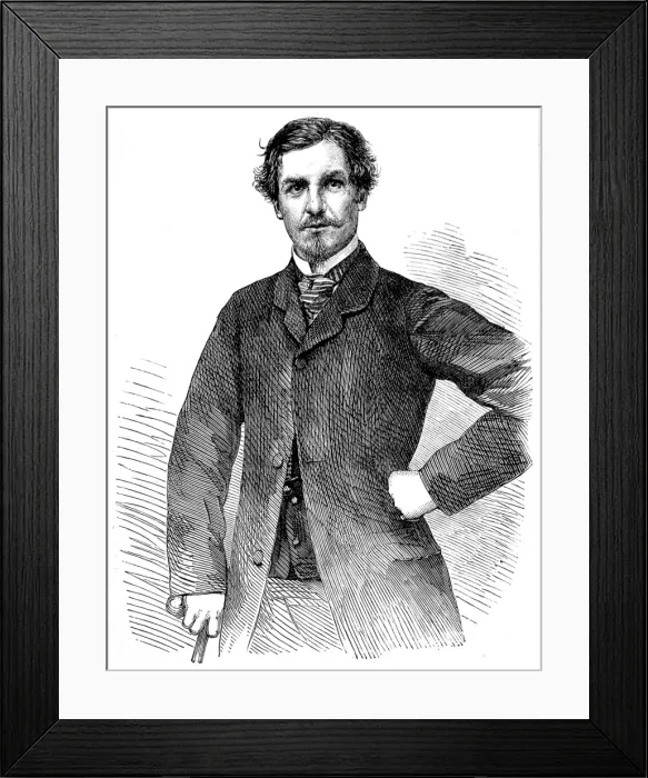 Framed Print : James Augustus Grant (1827-1892) Framed Print : James Augustus Grant (1827-1892)