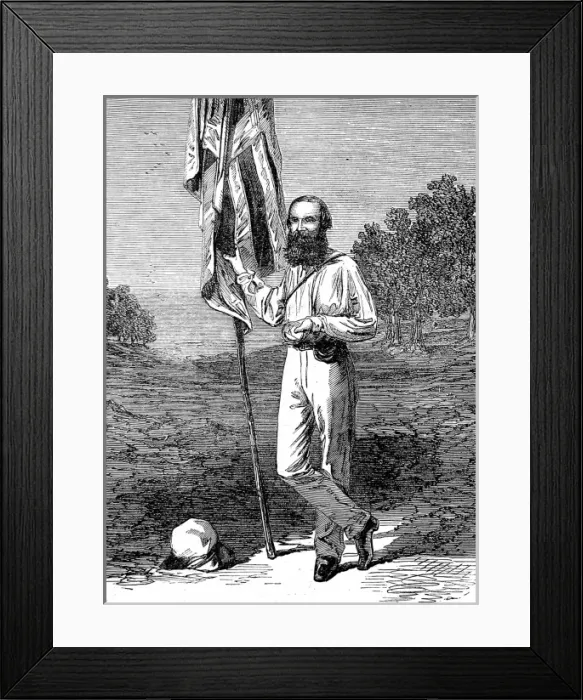 Framed Print : John McDouall Stuart (1815-1866) Framed Print : John McDouall Stuart (1815-1866)