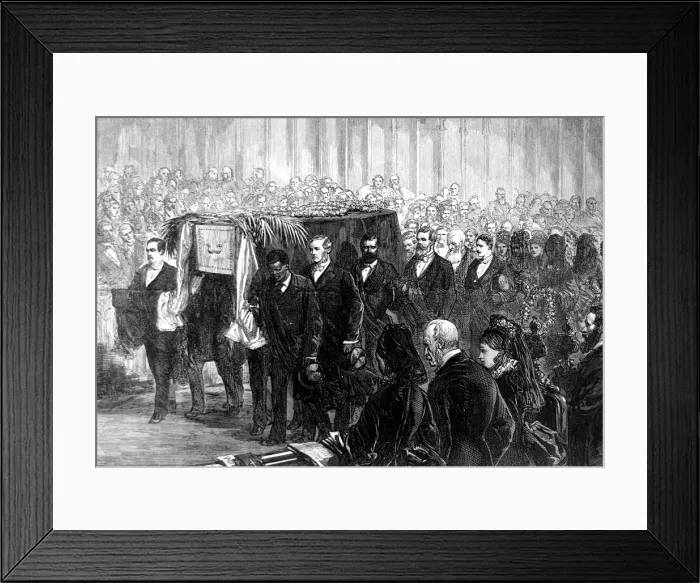 Framed Print : The Funeral of Dr. David Livingstone, Westminster Abbey, 187 Framed Print : The Funeral of Dr. David Livingstone, Westminster Abbey, 187