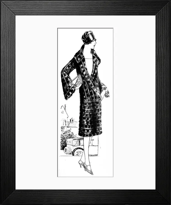 Framed Print : A moleskin coat, 1926 Framed Print : A moleskin coat, 1926