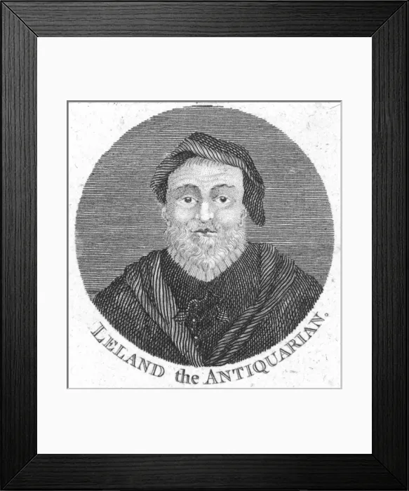 Framed Print : John Leland, Antiq Framed Print : John Leland, Antiq
