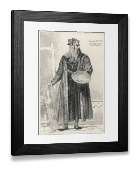Framed Print : Leonardo Da Vinci Framed Print : Leonardo Da Vinci