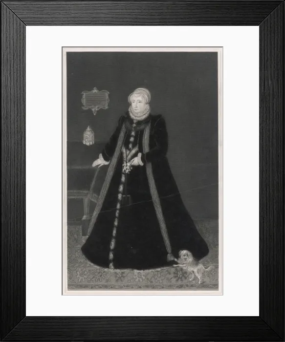 Framed Print : Margaret Countess Lennox Framed Print : Margaret Countess Lennox