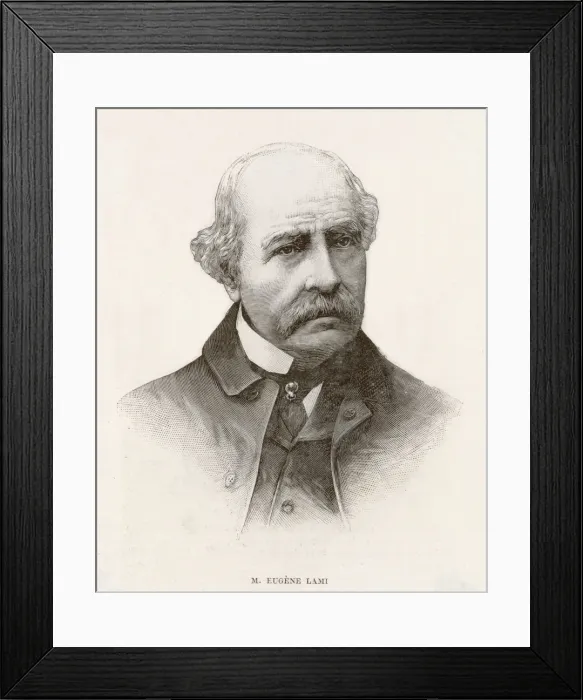 Framed Print : Eugene Lami Framed Print : Eugene Lami