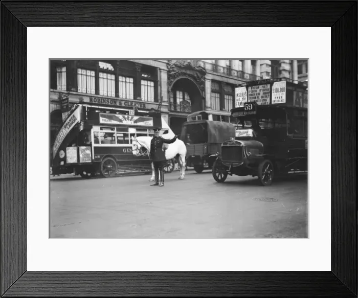 Framed Print : Traffic Policeman 1930S Framed Print : Traffic Policeman 1930S