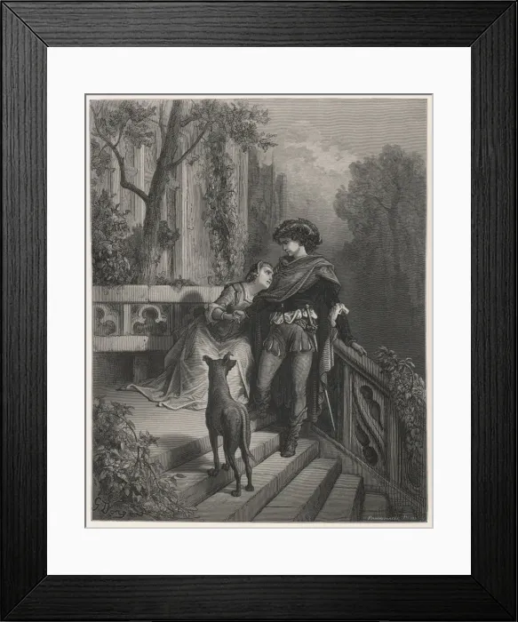 Framed Print : Fable / the Two Doves Framed Print : Fable / the Two Doves