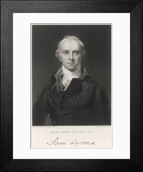 Framed Print : Samuel Lysons - 1 Framed Print : Samuel Lysons - 1