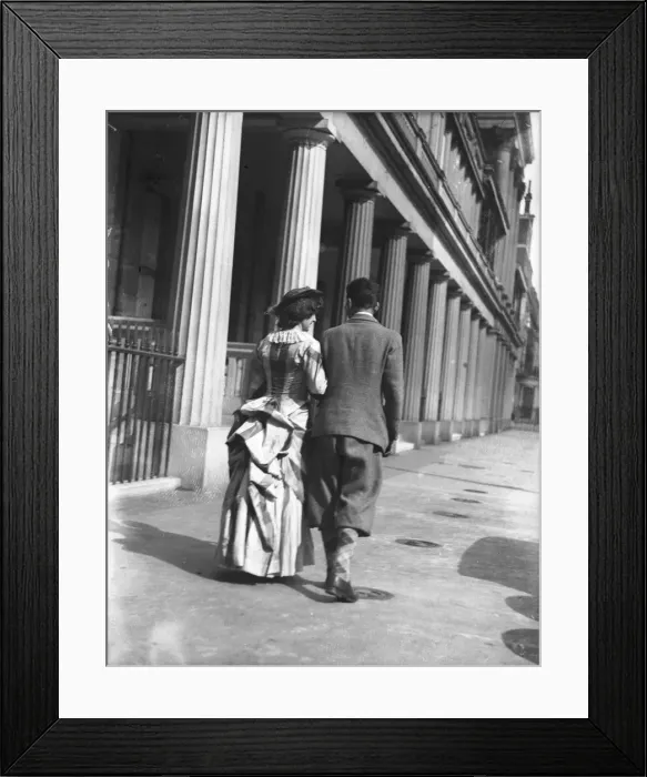 Framed Print : Bustle & Plus Fours Framed Print : Bustle & Plus Fours