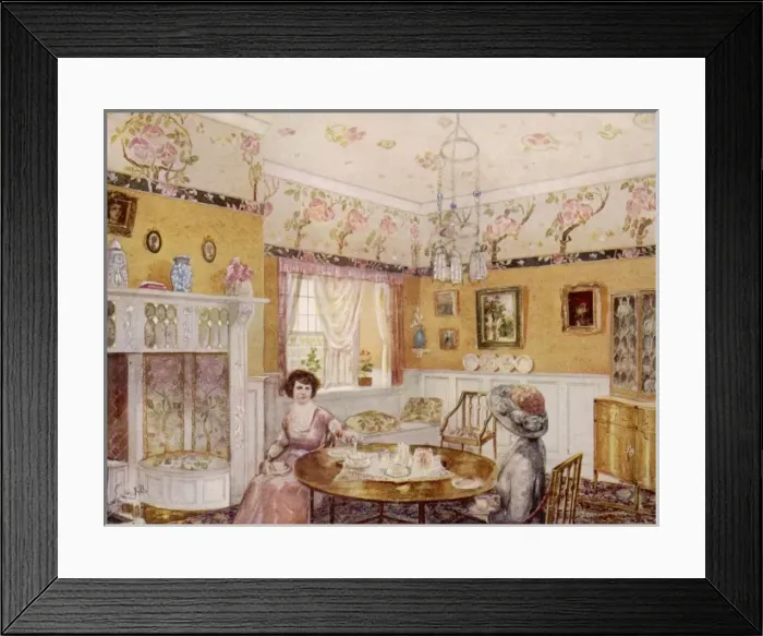 Framed Print : Yellow Drawing Room Framed Print : Yellow Drawing Room