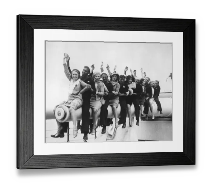 Framed Print : Sailors and Gals Framed Print : Sailors and Gals
