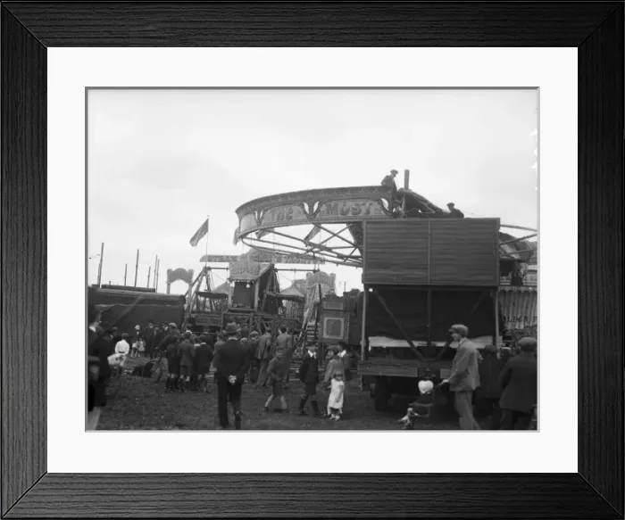 Framed Print : Mitcham Fair 1930S Framed Print : Mitcham Fair 1930S