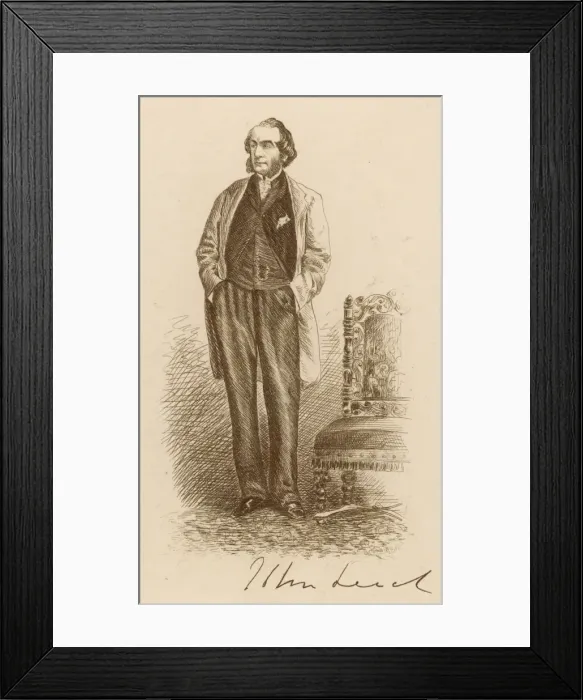 Framed Print : John Leech, Artist Framed Print : John Leech, Artist