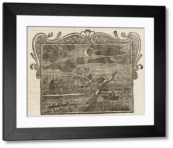 Framed Print : Eclipse of the Moon Framed Print : Eclipse of the Moon