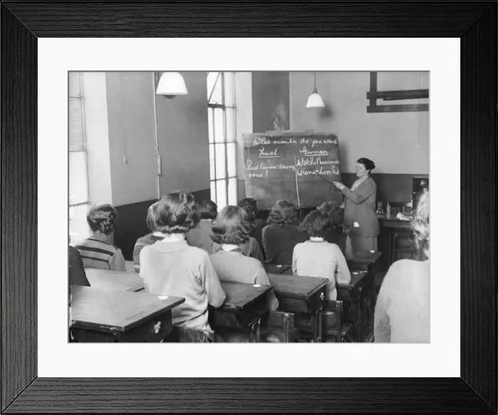 Framed Print : Language Students Framed Print : Language Students
