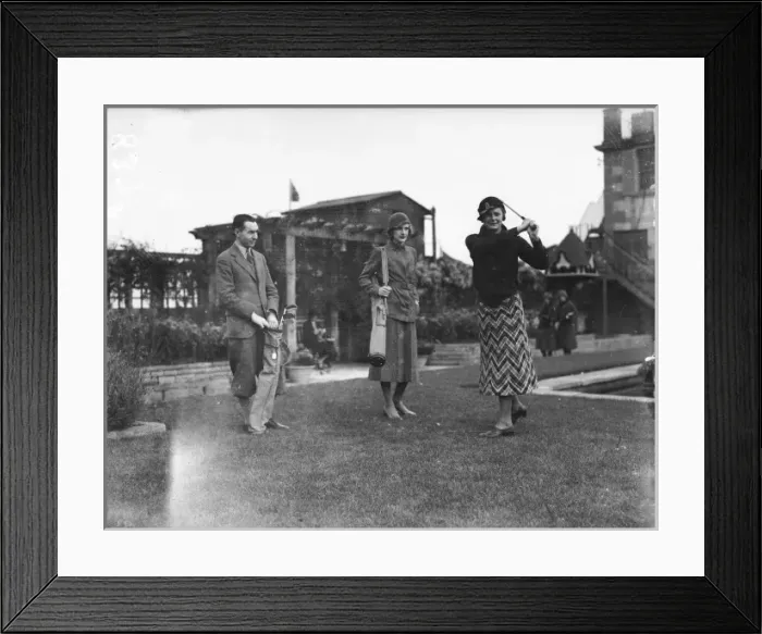 Framed Print : Golf at Selfridge s Framed Print : Golf at Selfridge s