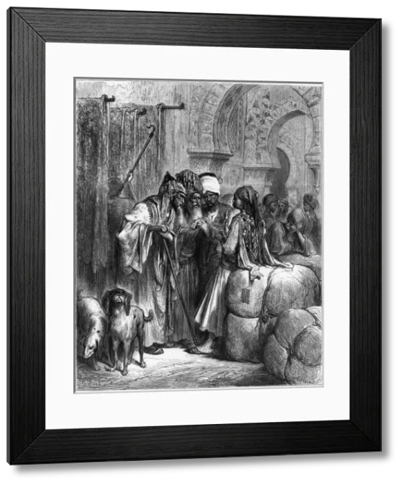 Framed Print : The Pasha & the Merchant
