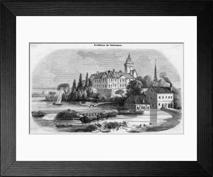 Framed Print : France Solesmes Framed Print : France Solesmes