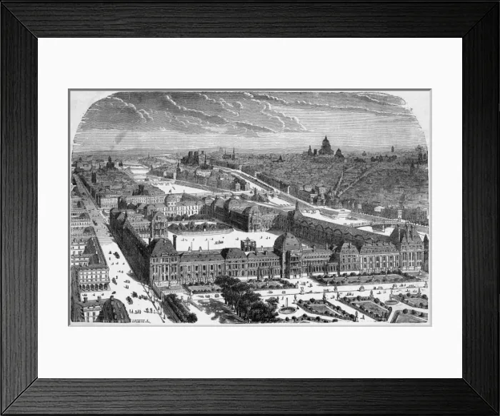 Framed Print : Paris Tuileries Framed Print : Paris Tuileries