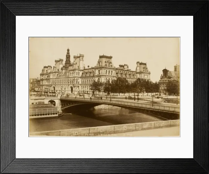 Framed Print : Paris Hotel De Ville Framed Print : Paris Hotel De Ville