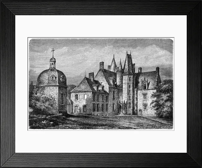 Framed Print : Sevigne home Rochers Framed Print : Sevigne home Rochers
