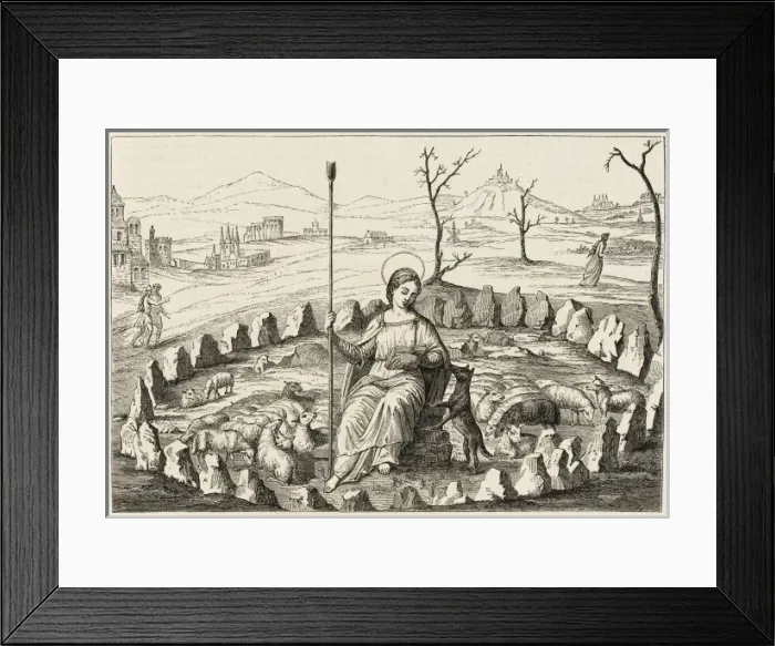 Framed Print : Sainte Genevieve Framed Print : Sainte Genevieve