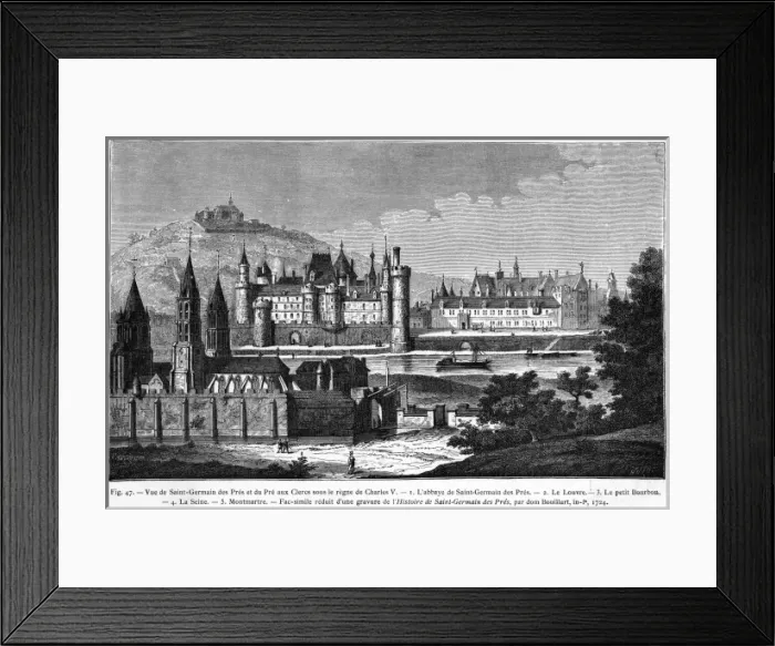 Framed Print : Paris St Germain Pres Framed Print : Paris St Germain Pres