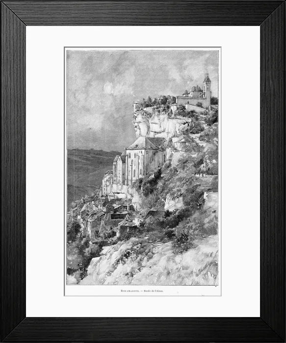 Framed Print : France Rocamadour Framed Print : France Rocamadour