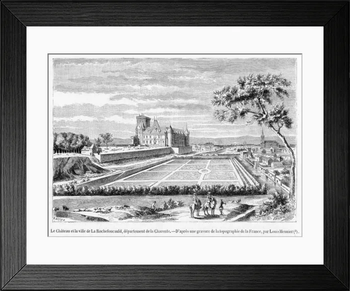 Framed Print : LA Rochefoucauld Framed Print : LA Rochefoucauld
