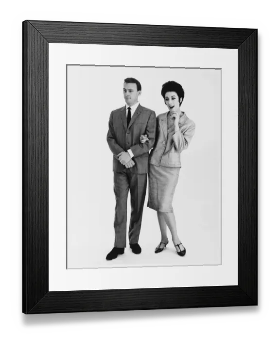 Framed Print : Model Couple Framed Print : Model Couple