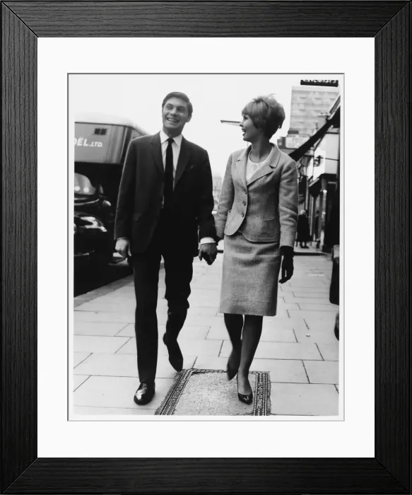 Framed Print : Walking down the Street Framed Print : Walking down the Street