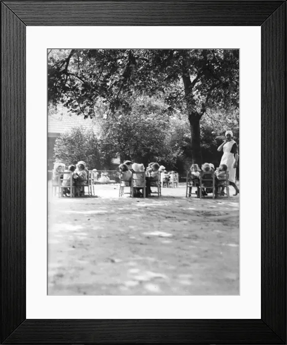 Framed Print : Foundlings at Play Framed Print : Foundlings at Play