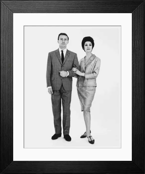 Framed Print : Model Couple Framed Print : Model Couple
