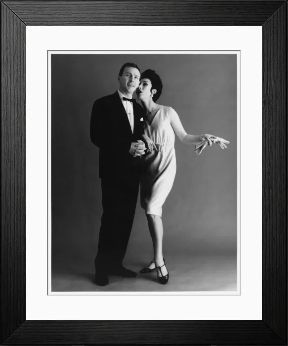 Framed Print : Couple in Formal Dress Framed Print : Couple in Formal Dress