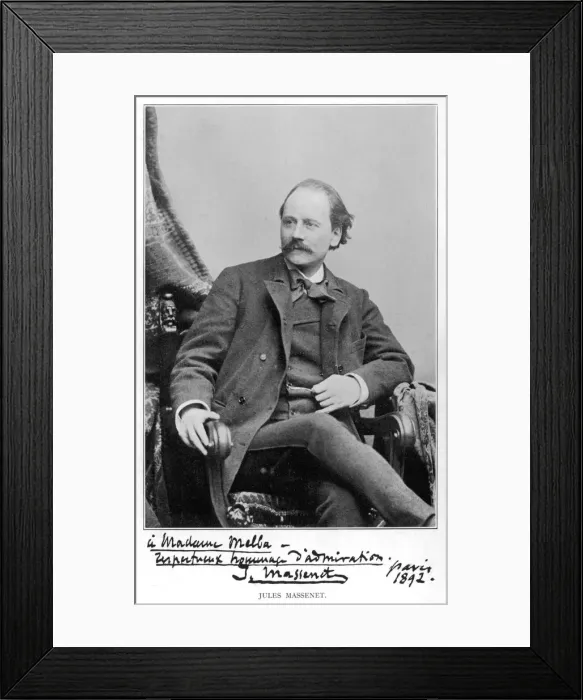 Framed Print : Jules Massenet in 1892 Framed Print : Jules Massenet in 1892