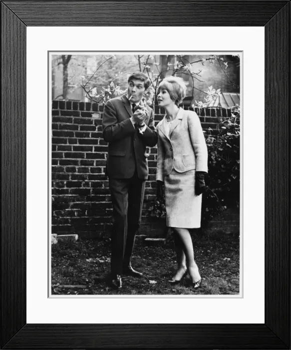 Framed Print : Couple Smoking Framed Print : Couple Smoking