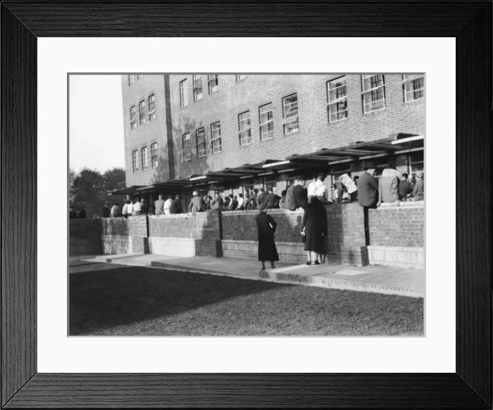 Framed Print : Theatre Queue 1930S Framed Print : Theatre Queue 1930S