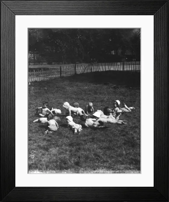 Framed Print : Foundlings at Play Framed Print : Foundlings at Play