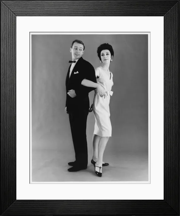 Framed Print : Couple in Formal Dress Framed Print : Couple in Formal Dress