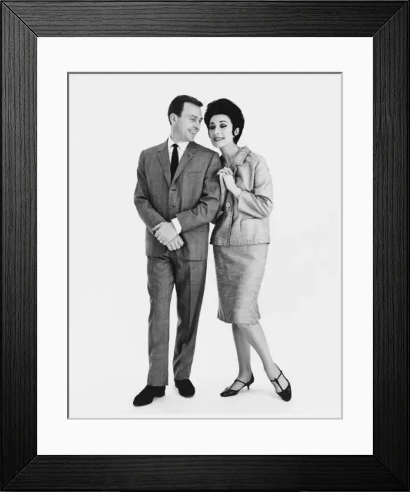 Framed Print : Model Couple Framed Print : Model Couple