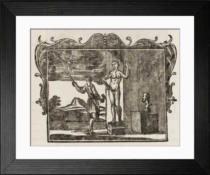 Framed Print : Prometheus Forms Man Framed Print : Prometheus Forms Man