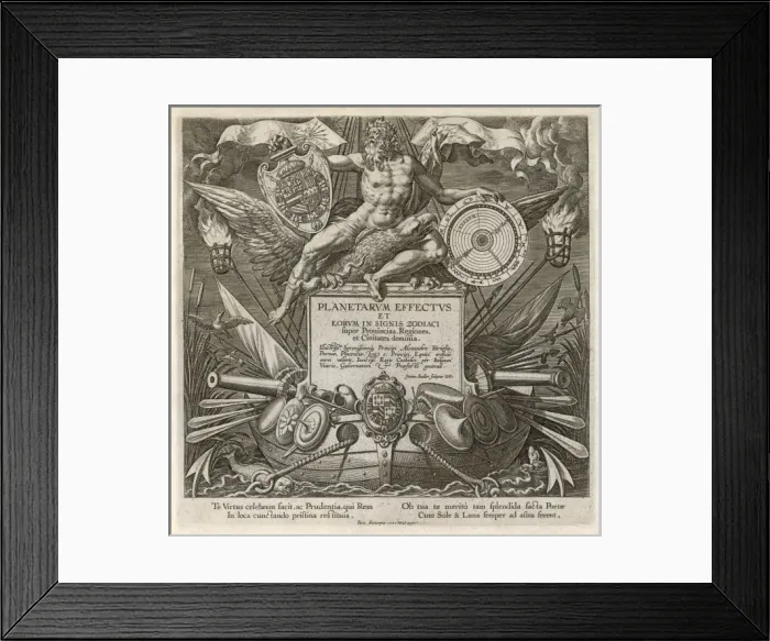 Framed Print : Planets - Title Page