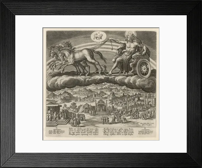 Framed Print : The Sun in 1585 Framed Print : The Sun in 1585