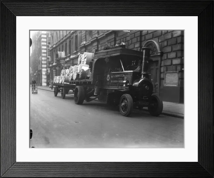 Framed Print : Steam Delivery Lorry Framed Print : Steam Delivery Lorry