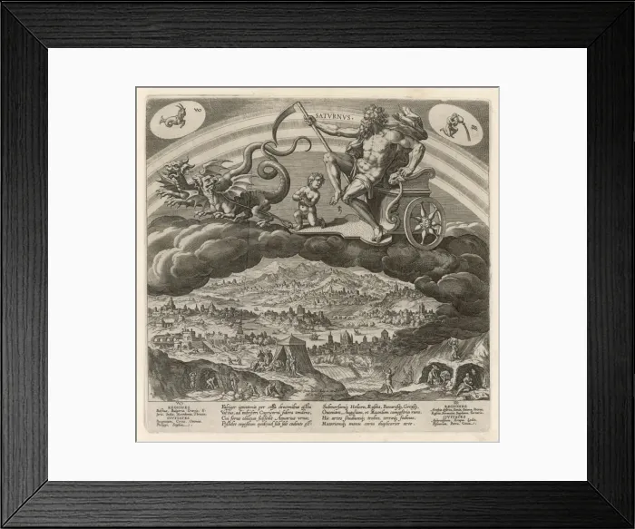 Framed Print : Planets - Saturn Framed Print : Planets - Saturn