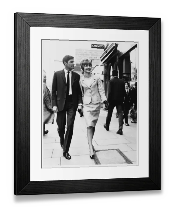 Framed Print : Walking down the Street Framed Print : Walking down the Street