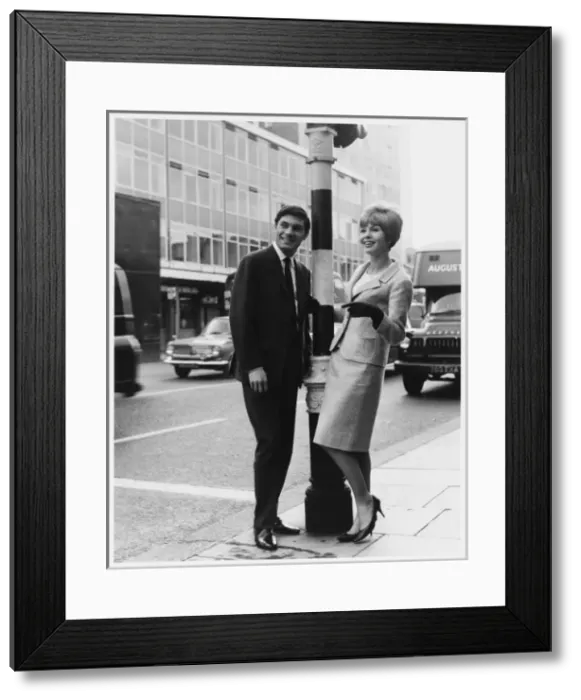 Framed Print : Posing by Traffic Lights Framed Print : Posing by Traffic Lights